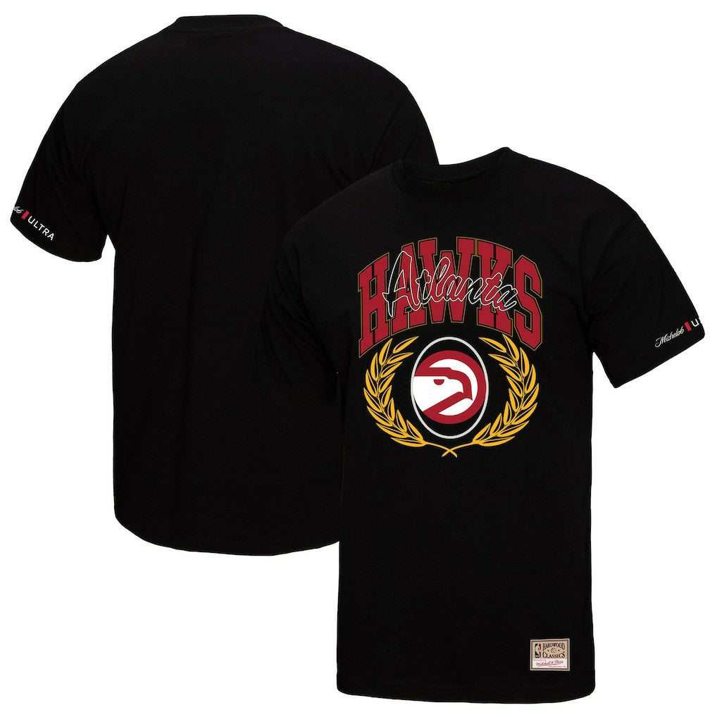 Atlanta Hawks NBA x Michelob Ultra Rewind II T-Shirt - Black | Mitchell & Ness for sale