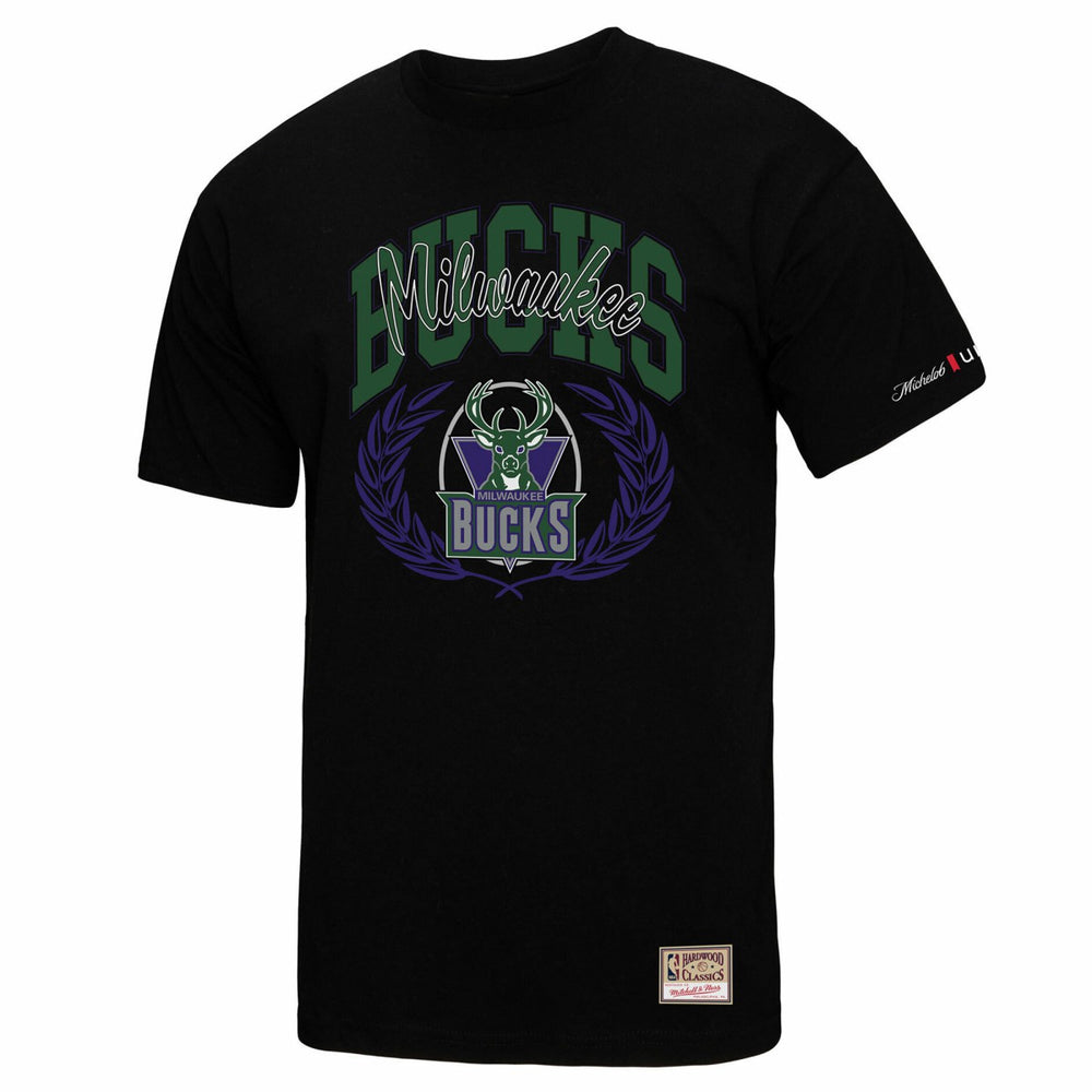 Milwaukee Bucks NBA x Michelob Ultra Rewind II T-Shirt - Black | Mitchell & Ness sale