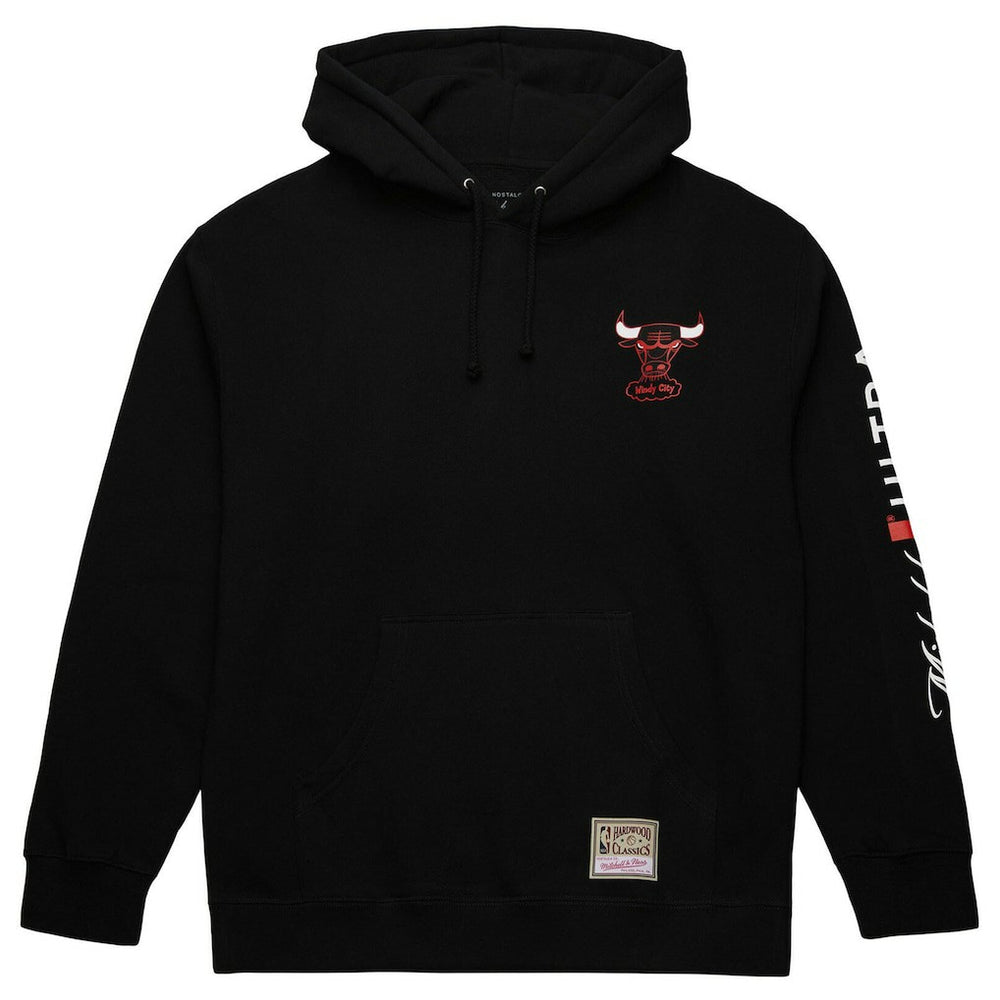 Chicago Bulls NBA x Michelob Ultra Swish & Sip Pullover Hoodie - Black | Mitchell & Ness shop