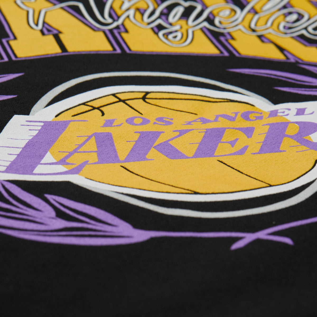 Los Angeles Lakers NBA x Michelob Ultra Swish & Sip Pullover Hoodie - Black | Mitchell & Ness on sale