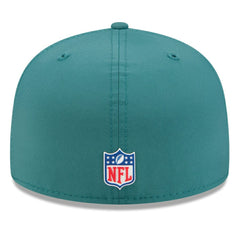Philadelphia Eagles New Era 2025 Sideline 59FIFTY Fitted Hat - Midnight Green for sale