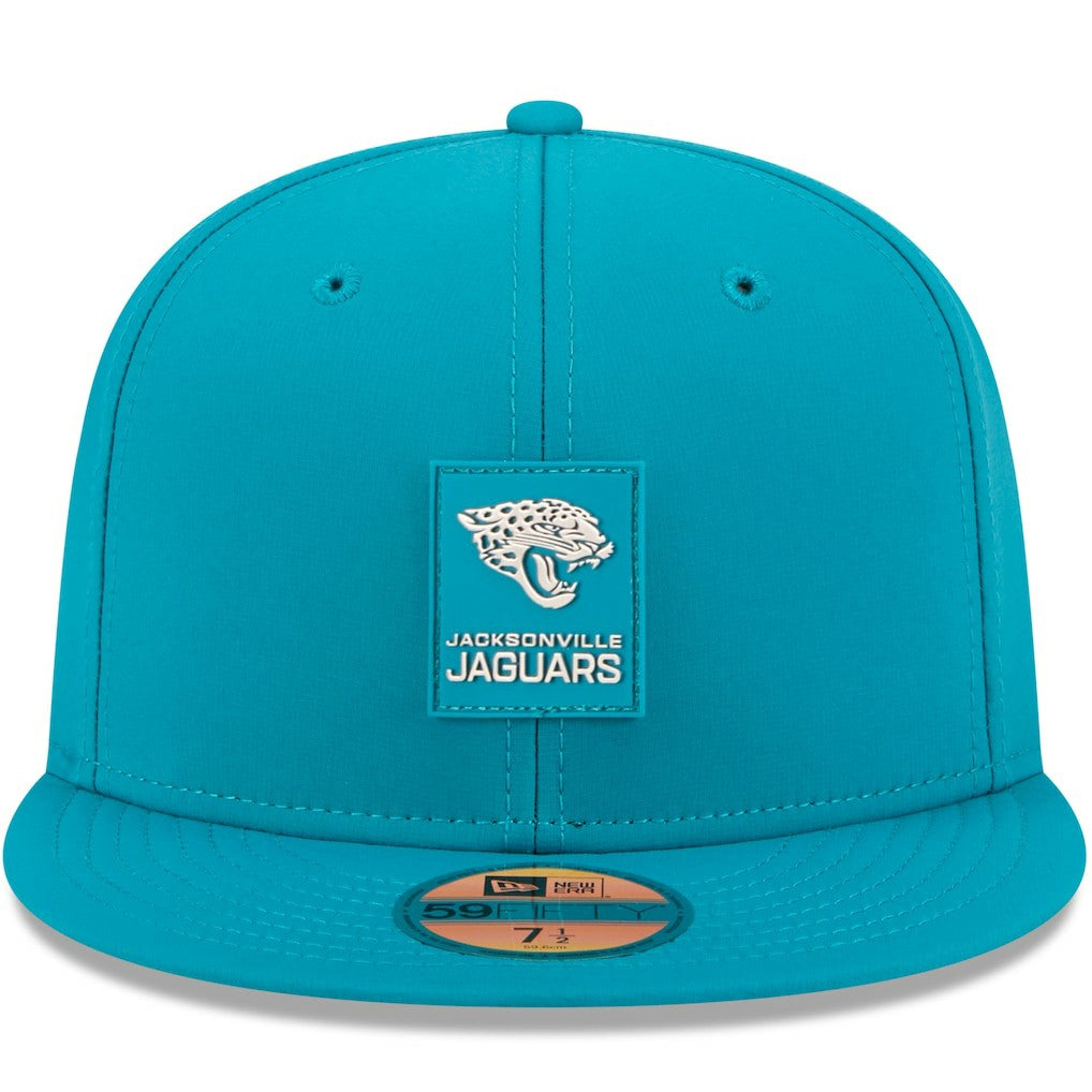 Jacksonville Jaguars New Era 2025 Sideline 59FIFTY Fitted Hat - Teal discount