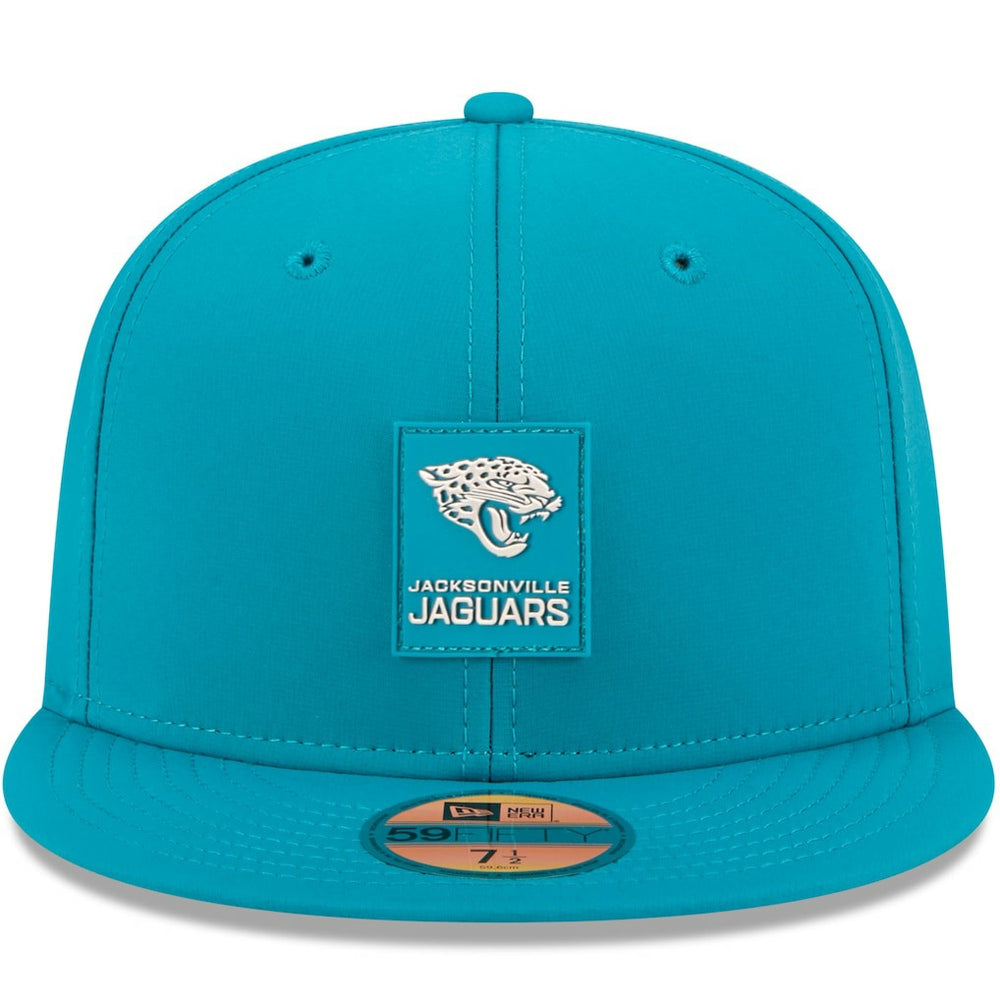 Jacksonville Jaguars New Era 2025 Sideline 59FIFTY Fitted Hat - Teal discount