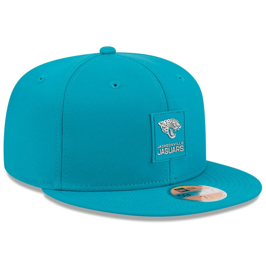 Jacksonville Jaguars New Era 2025 Sideline 59FIFTY Fitted Hat - Teal discount
