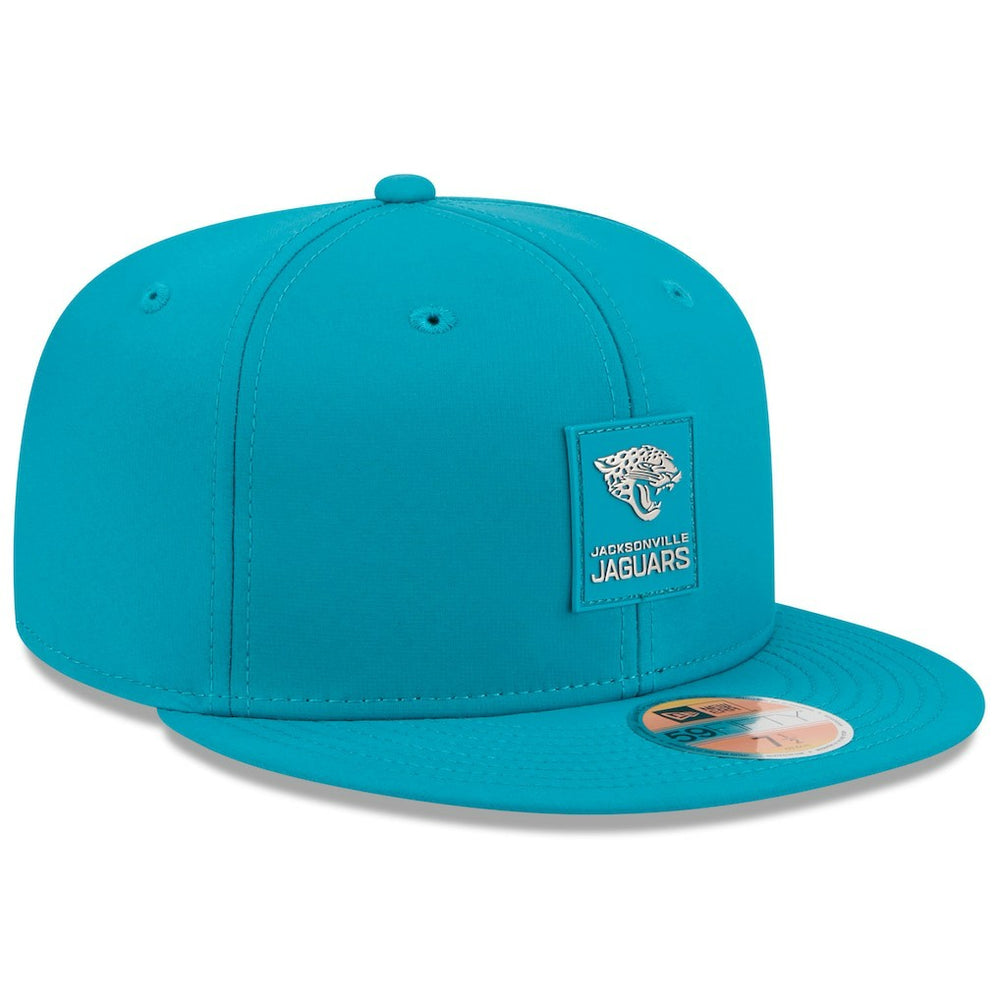 Jacksonville Jaguars New Era 2025 Sideline 59FIFTY Fitted Hat - Teal discount
