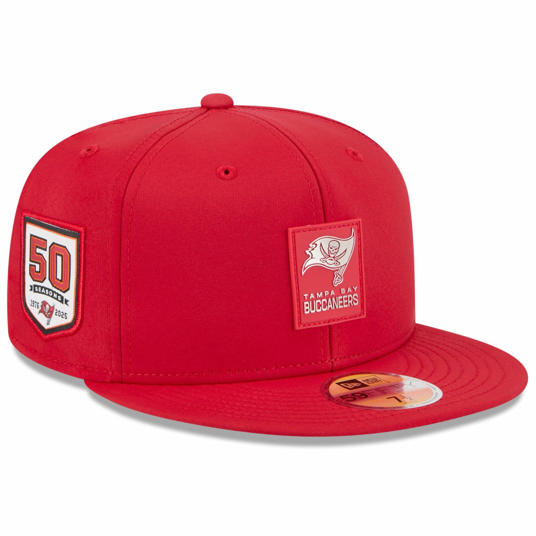 Tampa Bay Buccaneers New Era 2025 Sideline 59FIFTY Fitted Hat - Red discount