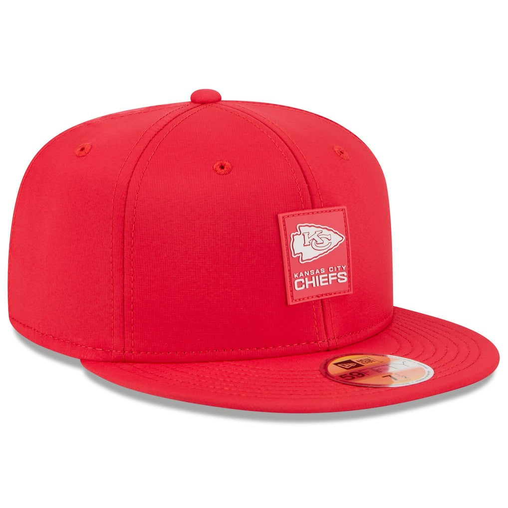 Kansas City Chiefs New Era 2025 Sideline 59FIFTY Fitted Hat - Red cheap