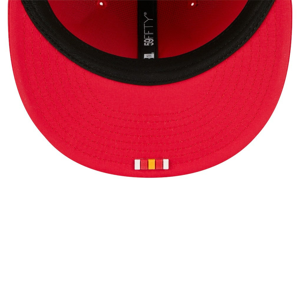 Kansas City Chiefs New Era 2025 Sideline 59FIFTY Fitted Hat - Red cheap