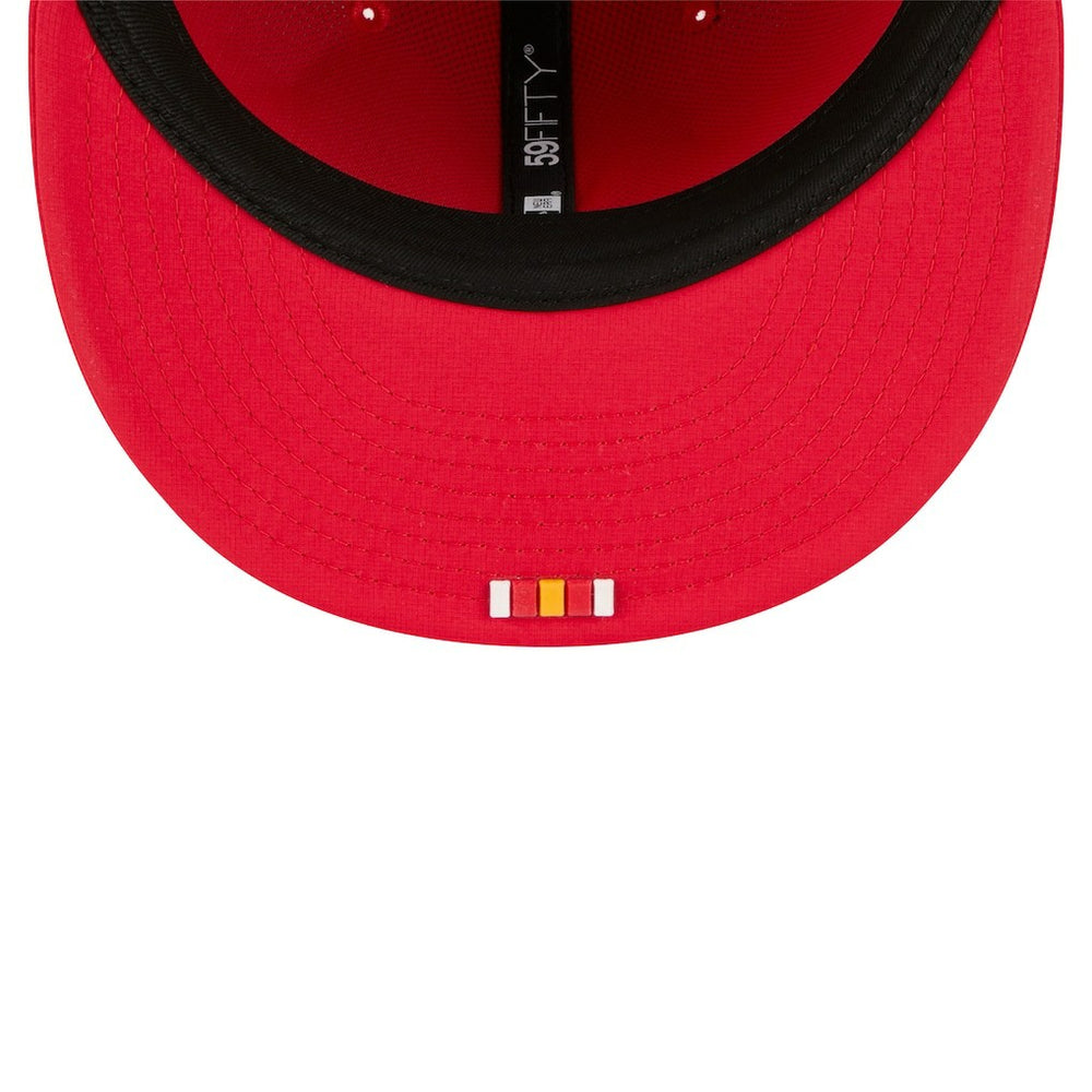 Kansas City Chiefs New Era 2025 Sideline 59FIFTY Fitted Hat - Red cheap
