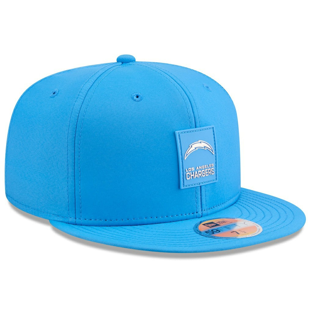 Los Angeles Chargers New Era 2025 Sideline 59FIFTY Fitted Hat - Powder Blue sale