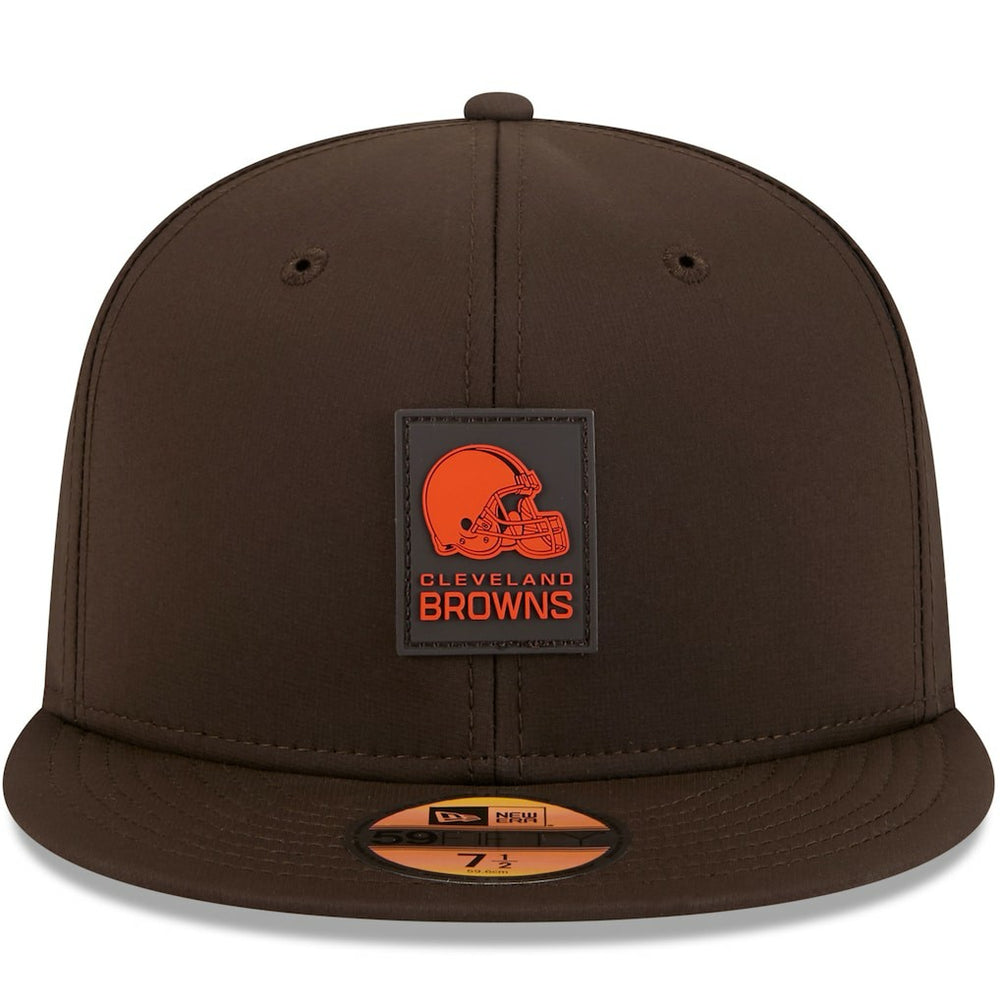 Cleveland Browns New Era 2025 Sideline 59FIFTY Fitted Hat - Brown on sale