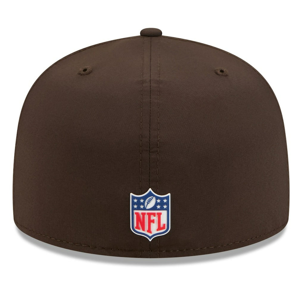 Cleveland Browns New Era 2025 Sideline 59FIFTY Fitted Hat - Brown on sale