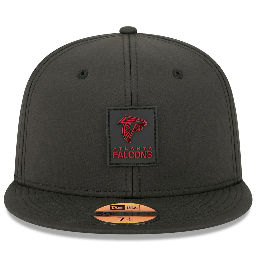 Atlanta Falcons New Era 2025 Sideline 59FIFTY Fitted Hat - Black discount