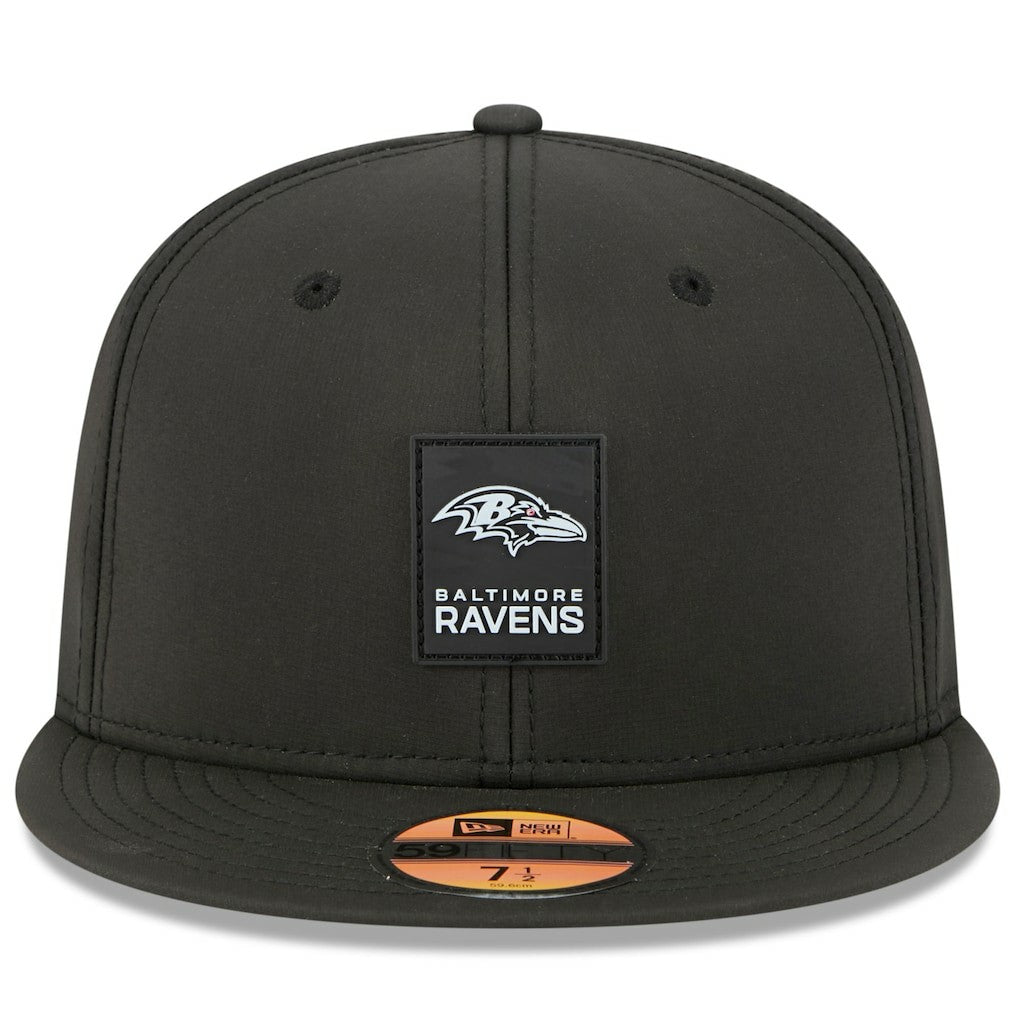 Baltimore Ravens New Era 2025 Sideline 59FIFTY Fitted Hat - Black cheap