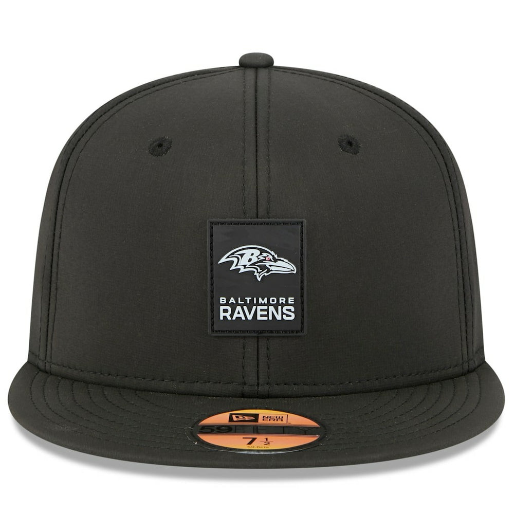 Baltimore Ravens New Era 2025 Sideline 59FIFTY Fitted Hat - Black cheap