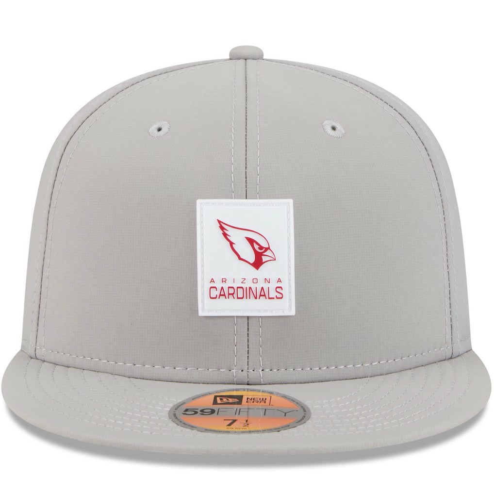 Arizona Cardinals New Era 2025 Sideline 59FIFTY Fitted Hat - Gray sale