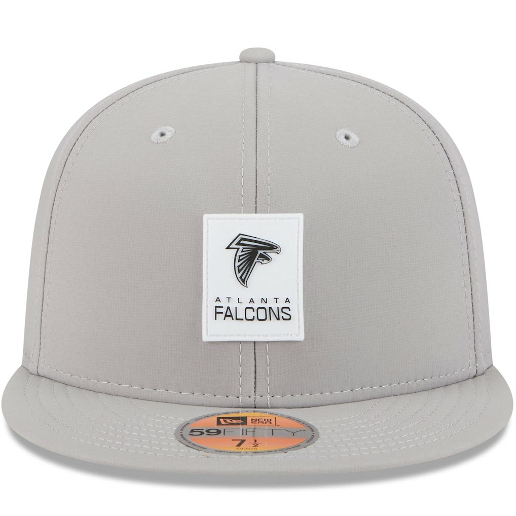 Atlanta Falcons New Era 2025 Sideline 59FIFTY Fitted Hat - Gray discount
