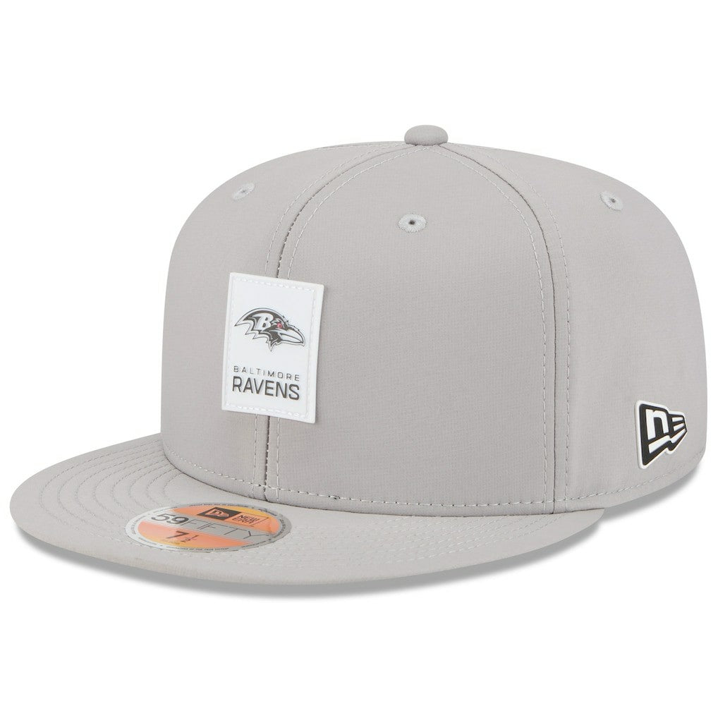 Baltimore Ravens New Era 2025 Sideline 59FIFTY Fitted Hat - Gray online