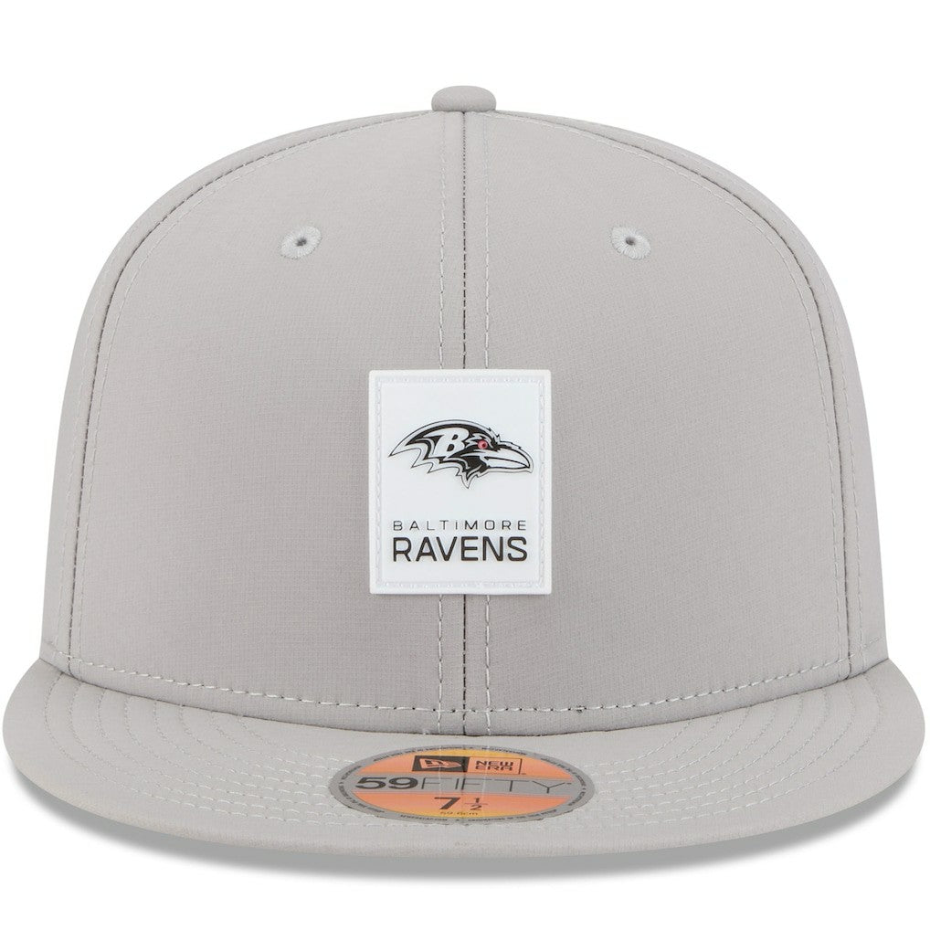 Baltimore Ravens New Era 2025 Sideline 59FIFTY Fitted Hat - Gray online