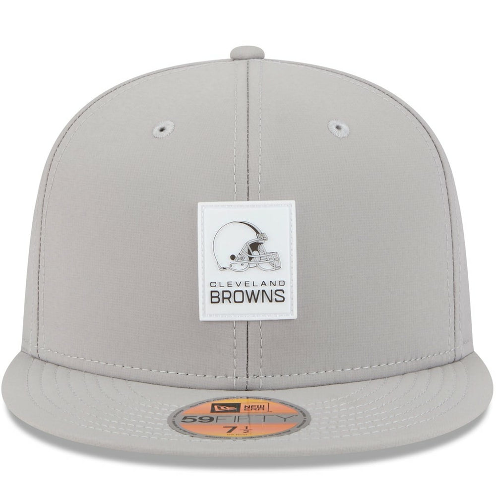 Cleveland Browns New Era 2025 Sideline 59FIFTY Fitted Hat - Gray outlet