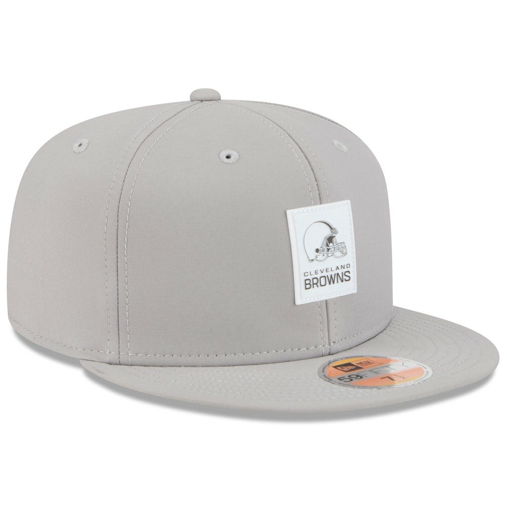 Cleveland Browns New Era 2025 Sideline 59FIFTY Fitted Hat - Gray outlet
