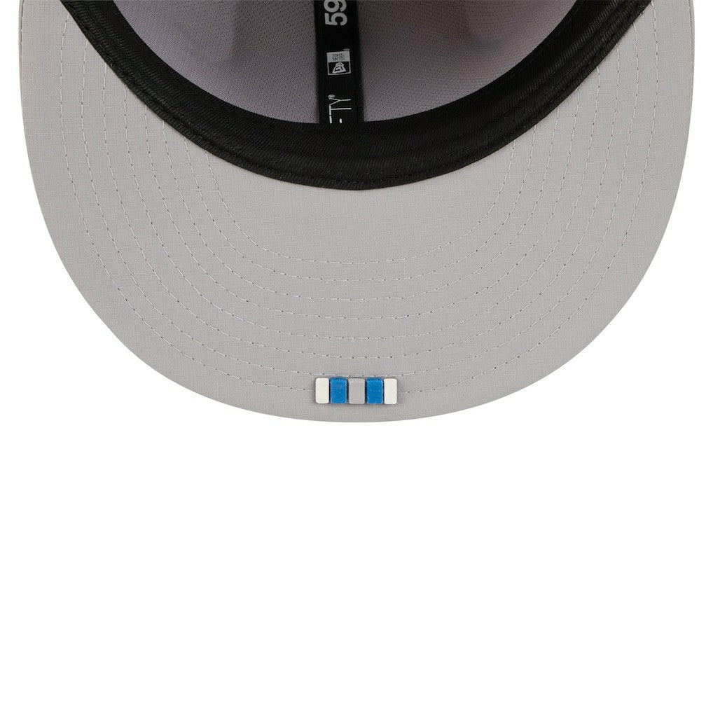 Detroit Lions New Era 2025 Sideline 59FIFTY Fitted Hat - Gray for sale