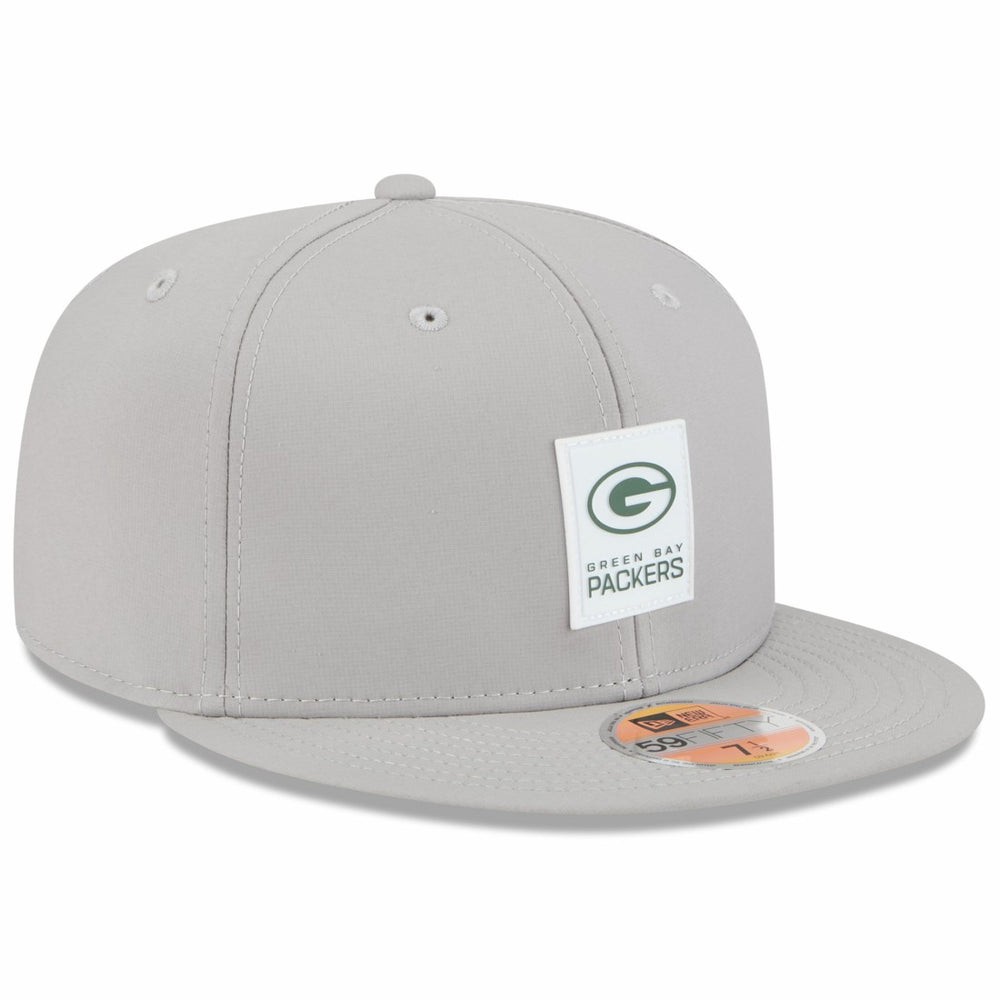 Green Bay Packers New Era 2025 Sideline 59FIFTY Fitted Hat - Gray on sale