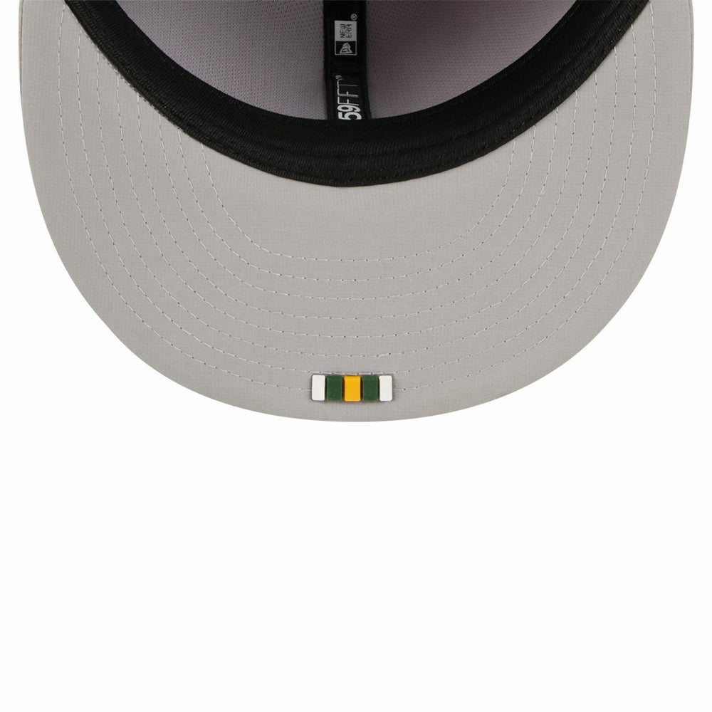Green Bay Packers New Era 2025 Sideline 59FIFTY Fitted Hat - Gray on sale