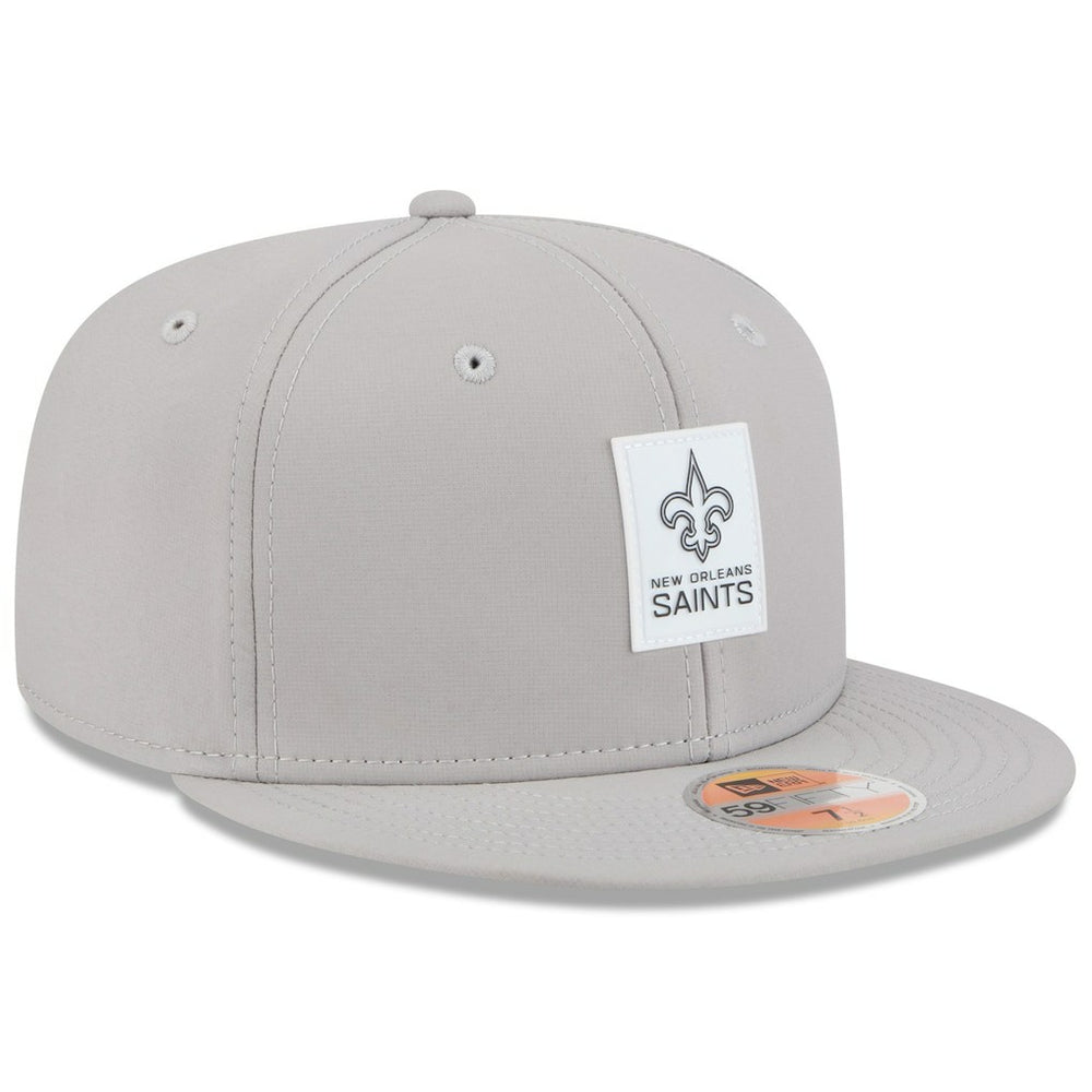New Orleans Saints New Era 2025 Sideline 59FIFTY Fitted Hat - Gray for sale