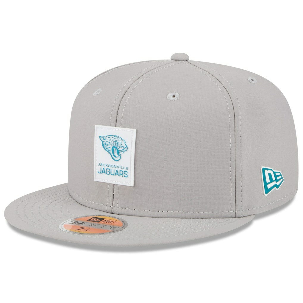 Jacksonville Jaguars New Era 2025 Sideline 59FIFTY Fitted Hat - Gray cheap