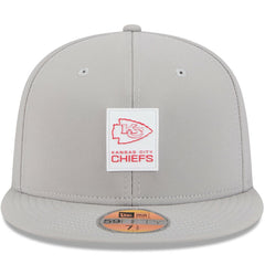 Kansas City Chiefs New Era 2025 Sideline 59FIFTY Fitted Hat - Gray for sale