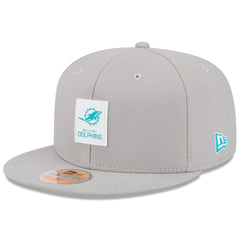 Miami Dolphins New Era 2025 Sideline 59FIFTY Fitted Hat - Gray on sale