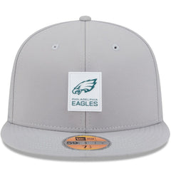 Philadelphia Eagles New Era 2025 Sideline 59FIFTY Fitted Hat - Gray discount