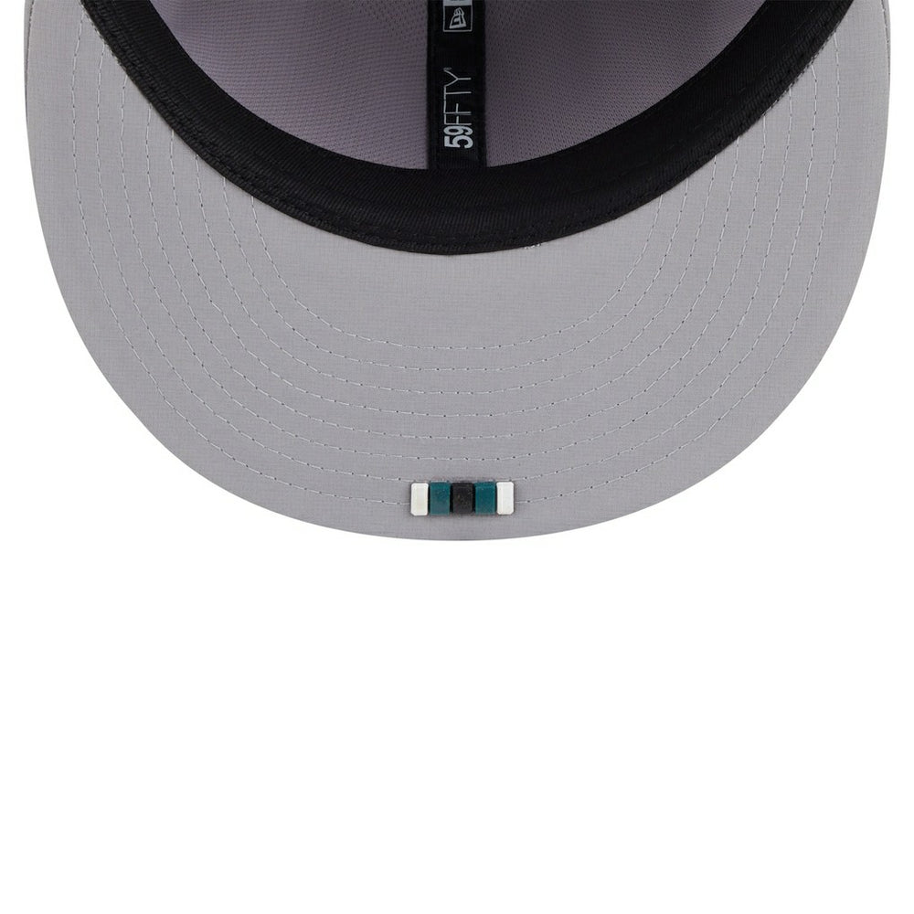 Philadelphia Eagles New Era 2025 Sideline 59FIFTY Fitted Hat - Gray discount