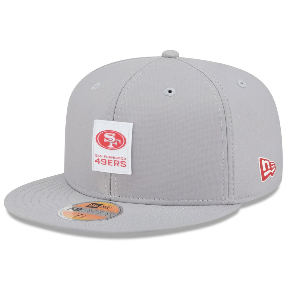 San Francisco 49ers New Era 2025 Sideline 59FIFTY Fitted Hat - Gray outlet