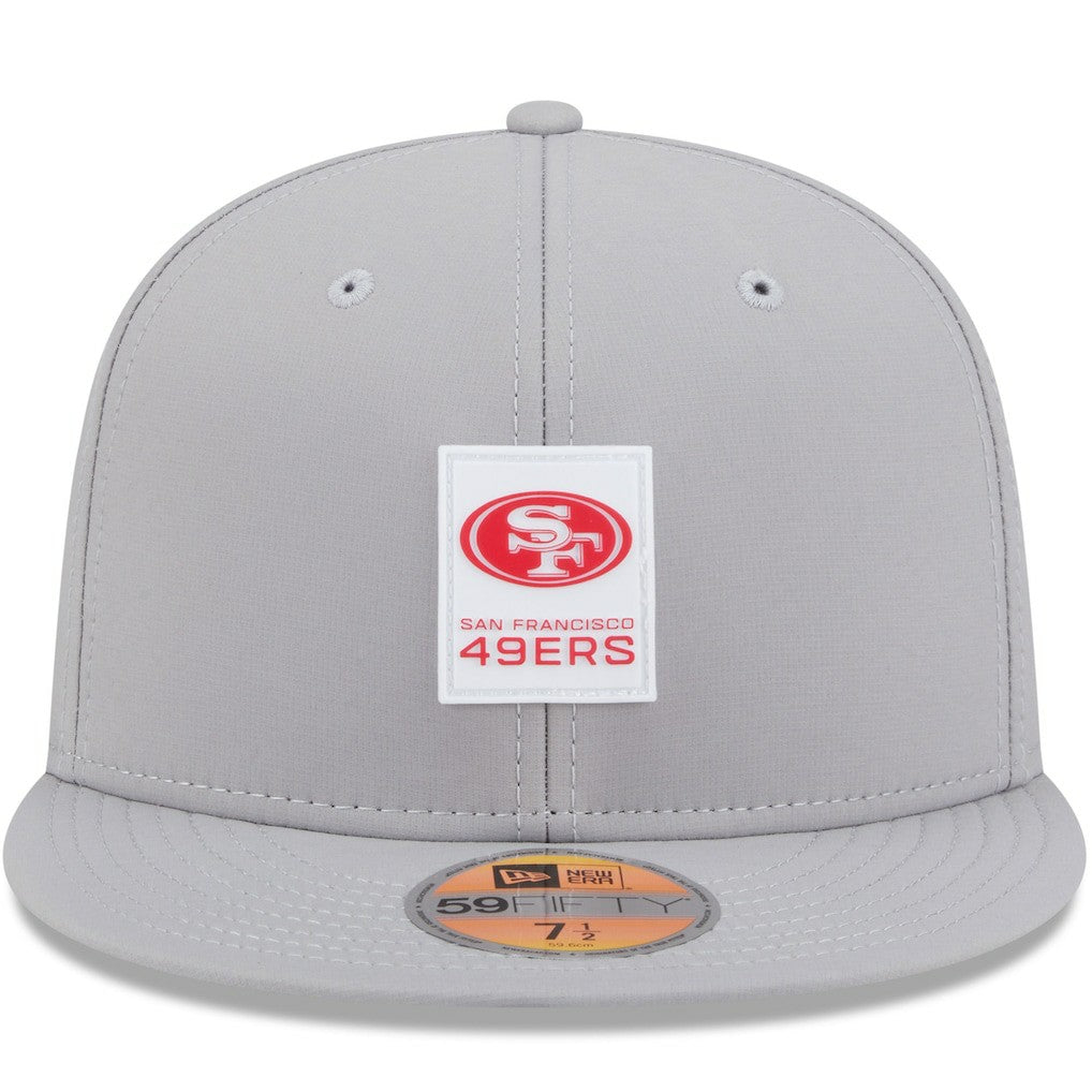 San Francisco 49ers New Era 2025 Sideline 59FIFTY Fitted Hat - Gray outlet