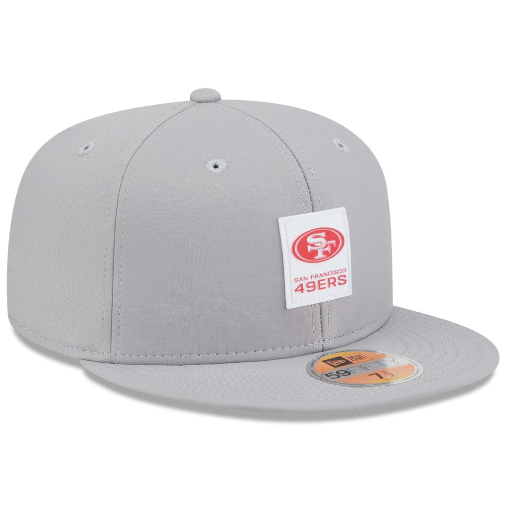 San Francisco 49ers New Era 2025 Sideline 59FIFTY Fitted Hat - Gray outlet