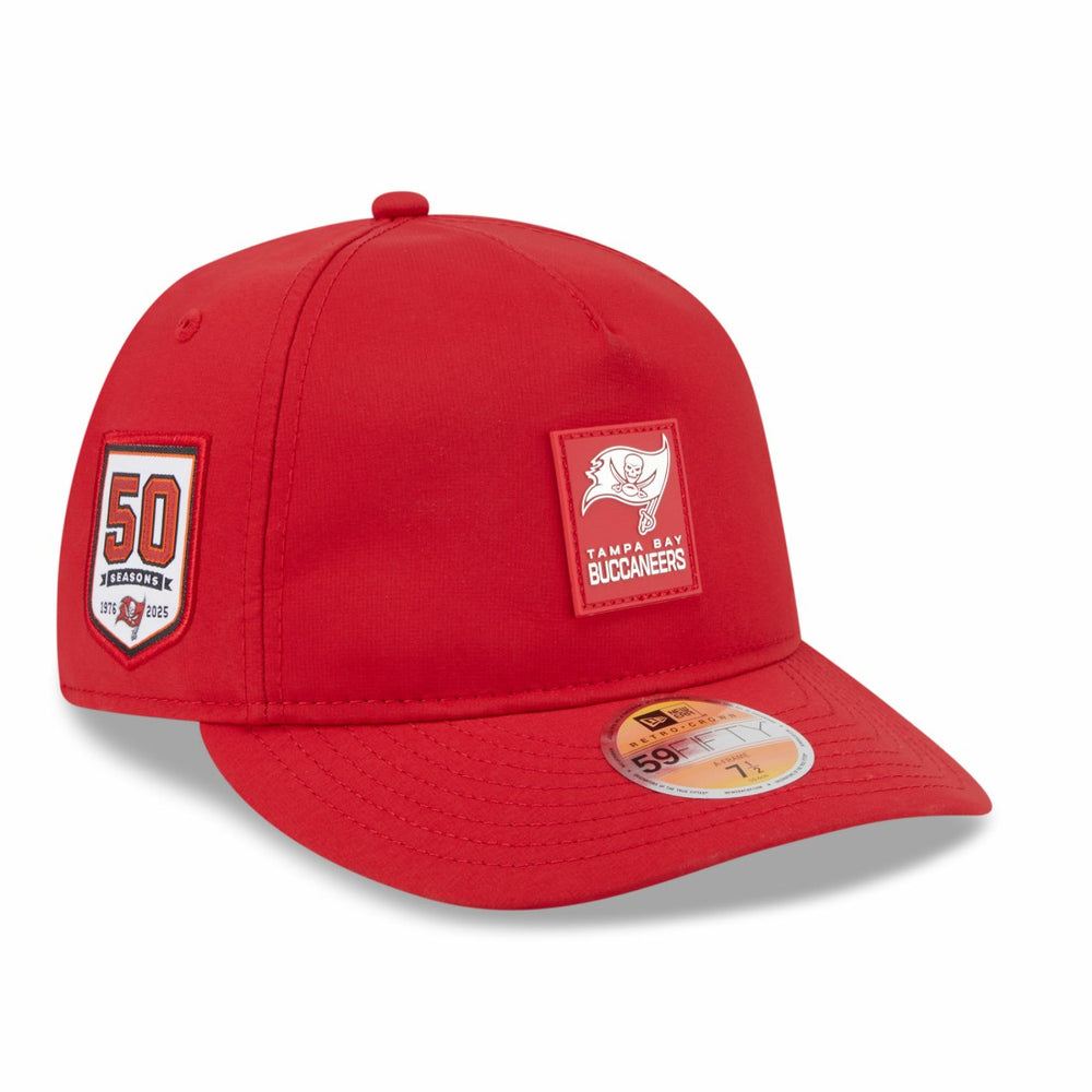 Tampa Bay Buccaneers New Era 2025 Sideline Retro Crown 59FIFTY Fitted Hat - Red outlet