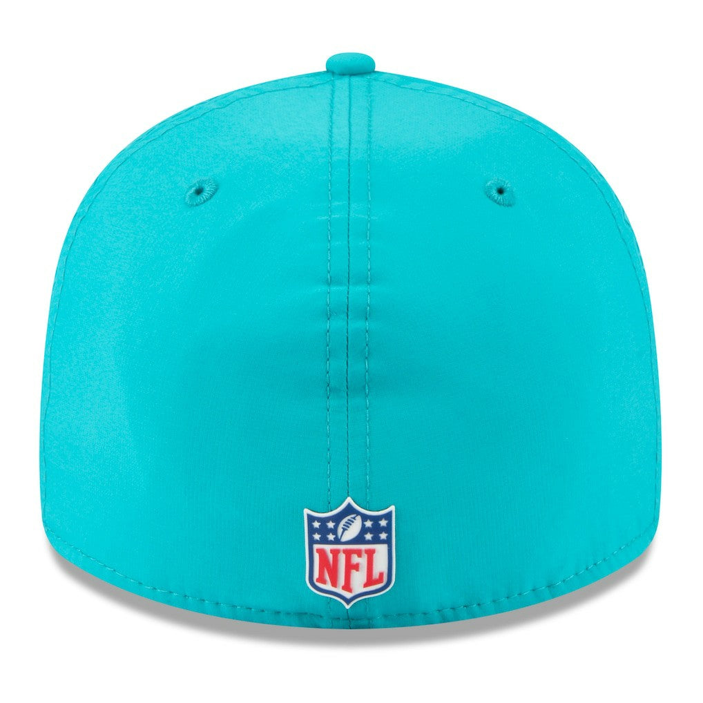Miami Dolphins New Era 2025 Sideline Retro Crown 59FIFTY Fitted Hat - Aqua online