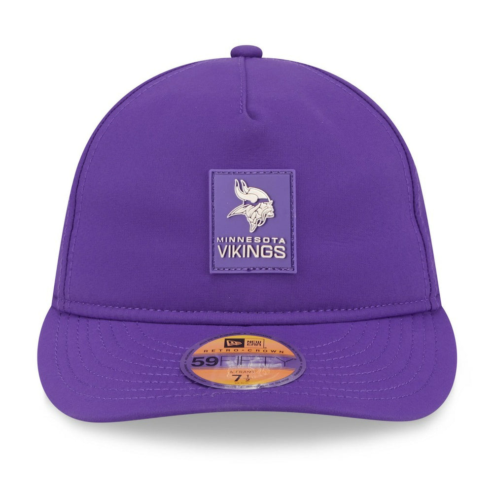 Minnesota Vikings New Era 2025 Sideline Retro Crown 59FIFTY Fitted Hat - Purple on sale