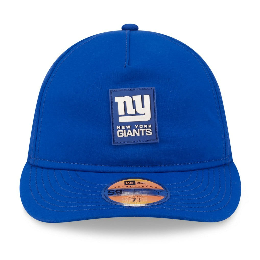 New York Giants New Era 2025 Sideline Retro Crown 59FIFTY Fitted Hat - Royal outlet