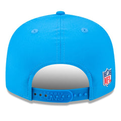 Detroit Lions New Era 2025 Sideline Split Panel 9FIFTY Snapback Hat - Blue sale