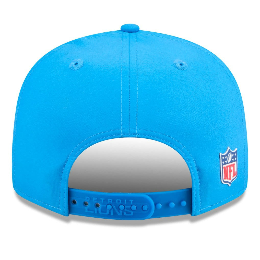 Detroit Lions New Era 2025 Sideline Throwback Split Panel 9FIFTY Snapback Hat - Blue discount