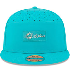 Miami Dolphins New Era 2025 Sideline Split Panel 9FIFTY Snapback Hat - Aqua online