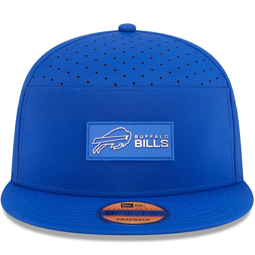 Buffalo Bills New Era 2025 Sideline Split Panel 9FIFTY Snapback Hat - Royal sale