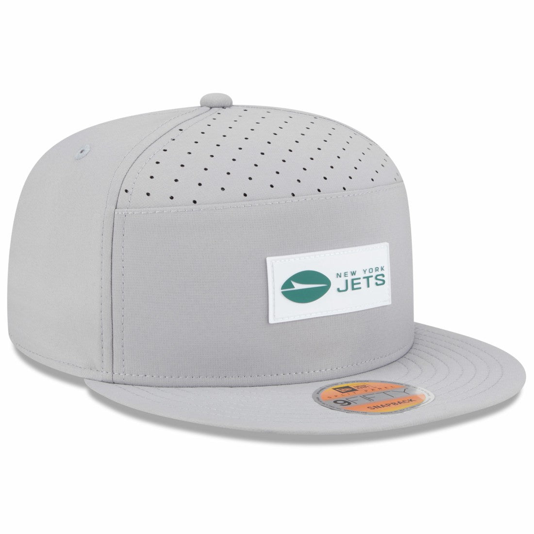 New York Jets New Era 2025 Sideline Split Panel 9FIFTY Snapback Hat - Gray discount