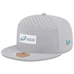 Philadelphia Eagles New Era 2025 Sideline Split Panel 9FIFTY Snapback Hat - Gray online