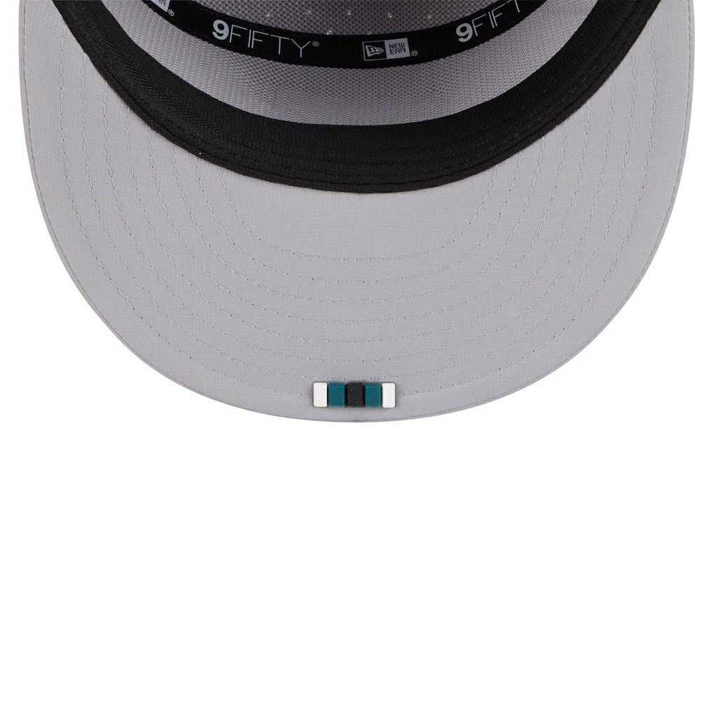 Philadelphia Eagles New Era 2025 Sideline Split Panel 9FIFTY Snapback Hat - Gray online