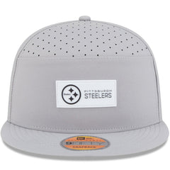Pittsburgh Steelers New Era 2025 Sideline Split Panel 9FIFTY Snapback Hat - Gray sale