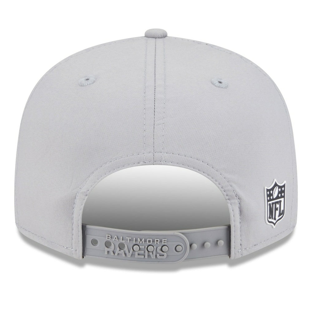 Baltimore Ravens New Era 2025 Sideline Split Panel 9FIFTY Snapback Hat - Gray sale